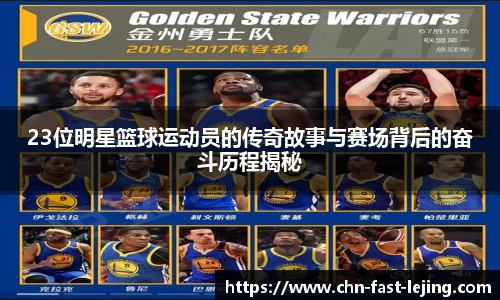23位明星篮球运动员的传奇故事与赛场背后的奋斗历程揭秘